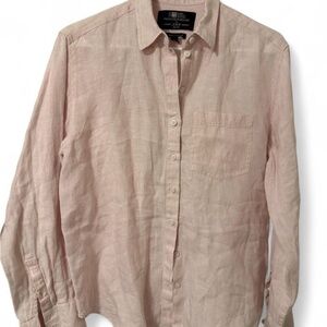 J. Crew Baird Mcnutt Irish linen top size 4